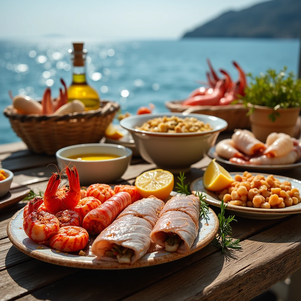 Cretan seafood Cretan seafood
